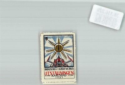 38116229 - Karlstad Industrie u. Handwerks Ausstellung 15.6.-15.7.1927 Vignette