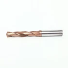 KLOT 3D Coolant Thru TiCN Coated HRC65 Drill Bit 1.5mm-8mm Solid Carbide 2-Flute