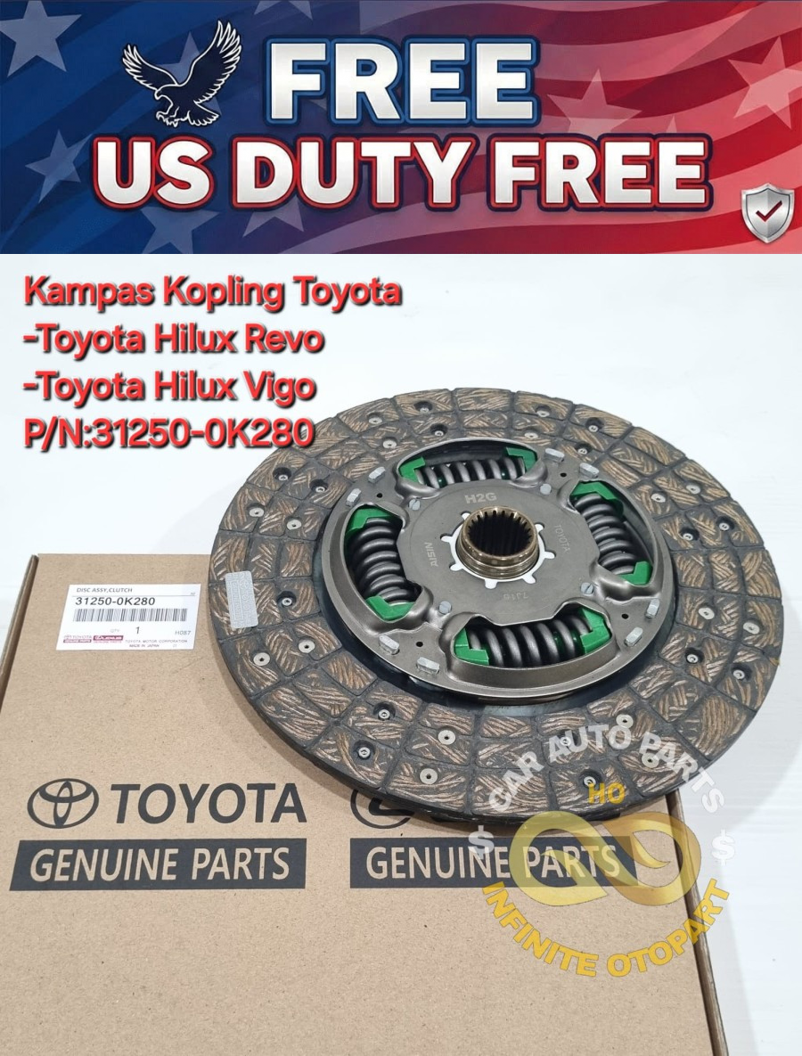 312500K280 Genuine Toyota Disc ASSY Clutch 31250-0k280 for sale