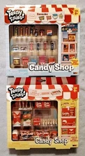 Teeny Tinies Candy Shop Two Miniature Food Play Sets Doll House Bazooka Dum Dums