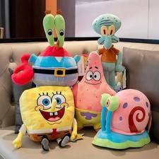 Spongebob Plush Toy Teddy Kids Cartoon Gift Soft Stuffed Doll Patrick Star Toys