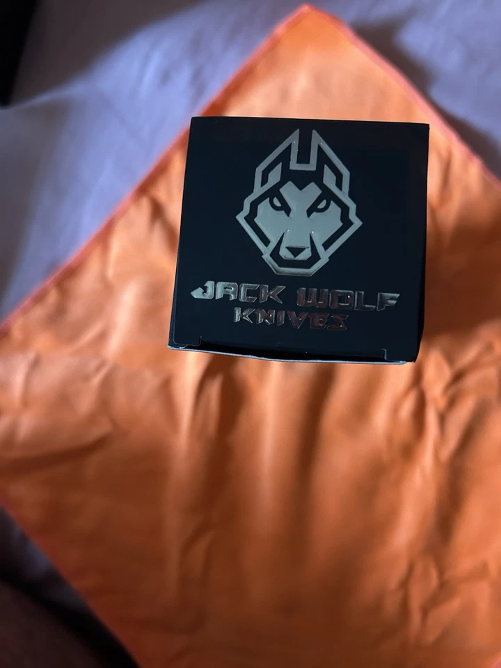 Cuchillos Jack Wolf Gunslinger S90V Carbono Graso Materia Oscura Dorado Foto 3 de 4