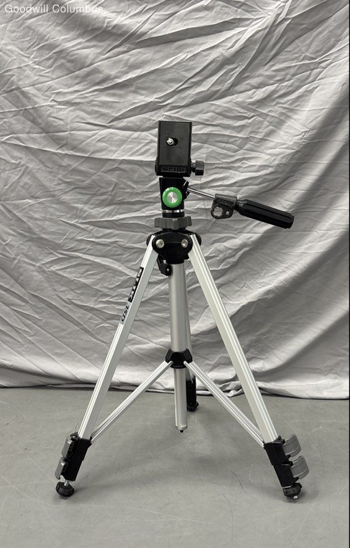 Vintage Slik 35D Aluminum Camera Tripod 3-Way Pan Head With Original Box