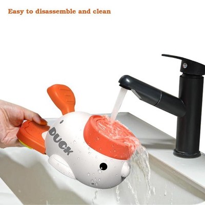 Cat Puzzle Treat Dispenser Toy, InteractiveDuck-Shaped Food Slow