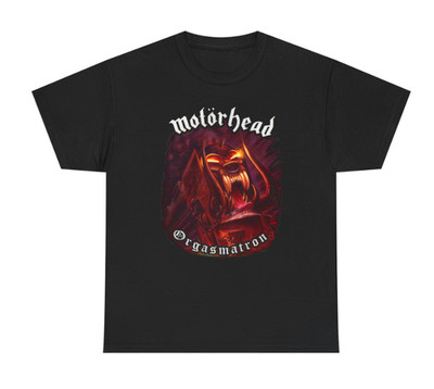 Orgasmatron-Inspired Heavy Metal Double-Sided T-Shirt