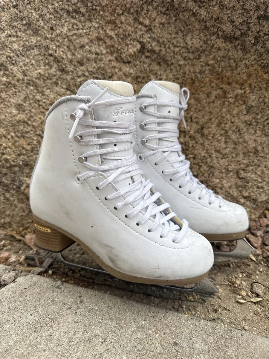 Jackson Ultima Excel Series JS1290 / JS1291 / JS1294 - Pattini da ghiaccio da donna e ragazza, Width: Medium / Size: Adult 8.5