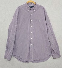 Polo Ralph Lauren Shirt Men's Classic Fit Button Down Oxford Size 17 XL...