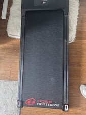 Electric Walking Pad Treadmill, LED Display, Black
