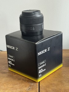 Nikon NIKKOR Z 40mm f/2 Lens JMA106DA Z Mount FX DX Boxed