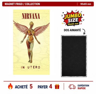 Magnet Frigo Nirvana V5 90x65 mm Grand Format Collection - Photo 1/4