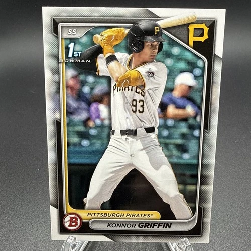 2024 KONNOR GRIFFIN PITTSBURGH PIRATES TRUE ROOKIE CARD 1st Bowman Draft  BD-22