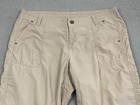 Kuhl Womens Size 14 Beige Lightweight Ripstop Hiking Outdoor Cargo Pants 14R EXC — photo 3
