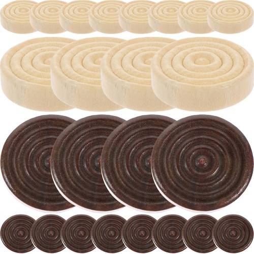24 Pcs Checker Miss Travel Wooden Checkers Replacement Board Game
