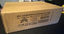 Factory Sealed Fabled X4 Booster Box Case Disney Lorcana