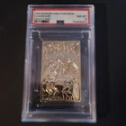 1999 Burger King Pokemon Charizard Gold Card PSA 8 NM-MT