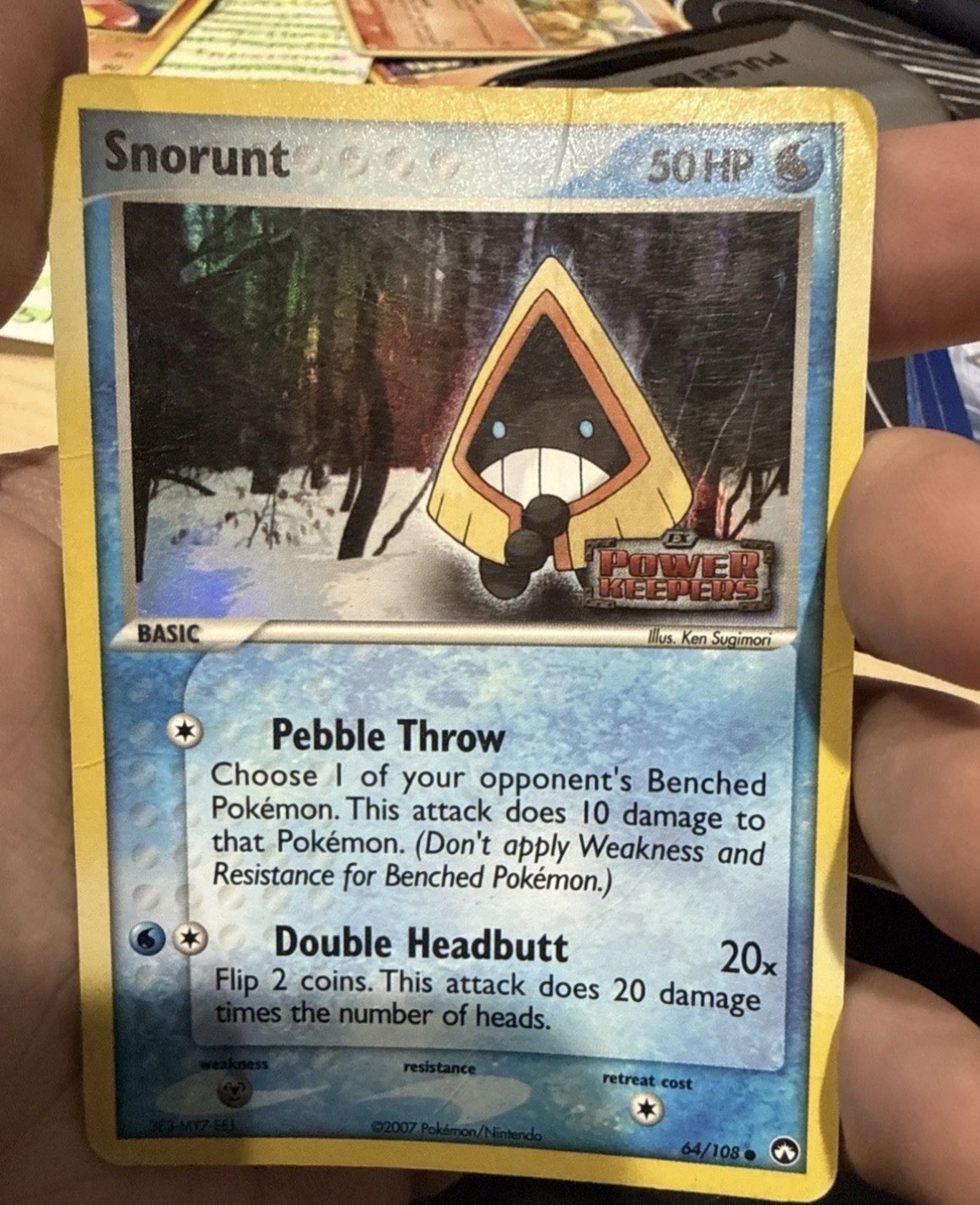 Snorunt 64/108 Power Keepers Reverse Holo