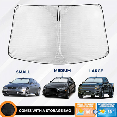 For FIAT Windshield Sun Shade Reflective UVs Cover Essential Summer Accessories