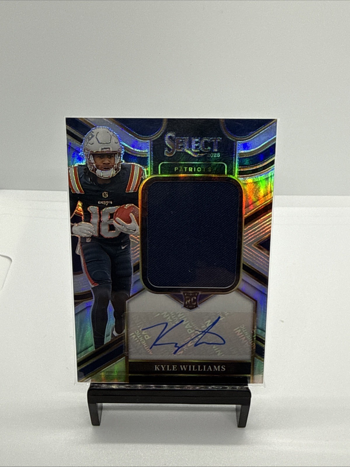 083/249 Kyle Williams - 2025 Select Jumbo Rookie Signature Swatches Silver Prizm