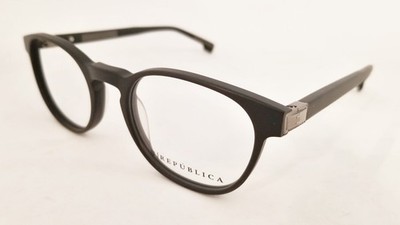 REPUBLICA Louisville eyeglasses Frame Black 49mm MEN Designer Optical Oval