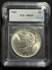 1922 $1 Peace Dollar ICG MS64 - Flashy Clean Coin