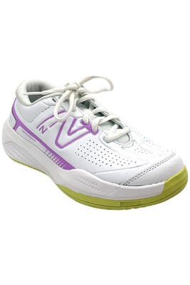 New Balance Women's 696 V5 Tennis Sneakers White Multi