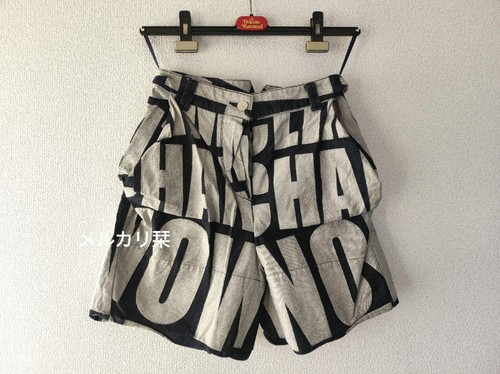 Vivienne Westwood English letter pattern three-dimensional cut shorts - Picture 4 of 9