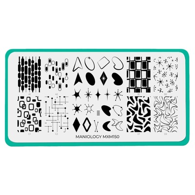 Timeless Mod: Groove Factor (MXM150) - Nail Stamping Plate