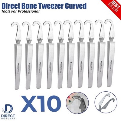 Dental Direct Bond Tweezer 10Pcs Orthodontic for Brackets Braces & Bonding Lab