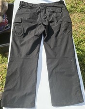 5.11 Tactical Black Cargo Pants with Reinforced Knees 38x30