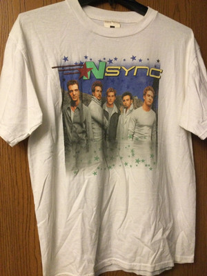  N Sync Vintage Unisex T-Shirt Full Size Cotton Merry Xmas Edition