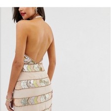 ASOS Aztec Beaded Dress