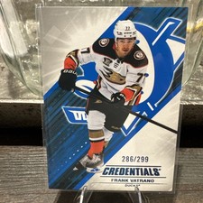Frank Vatrano 2024-25 Upper Deck Credentials Hockey Base Blue /299 #39
