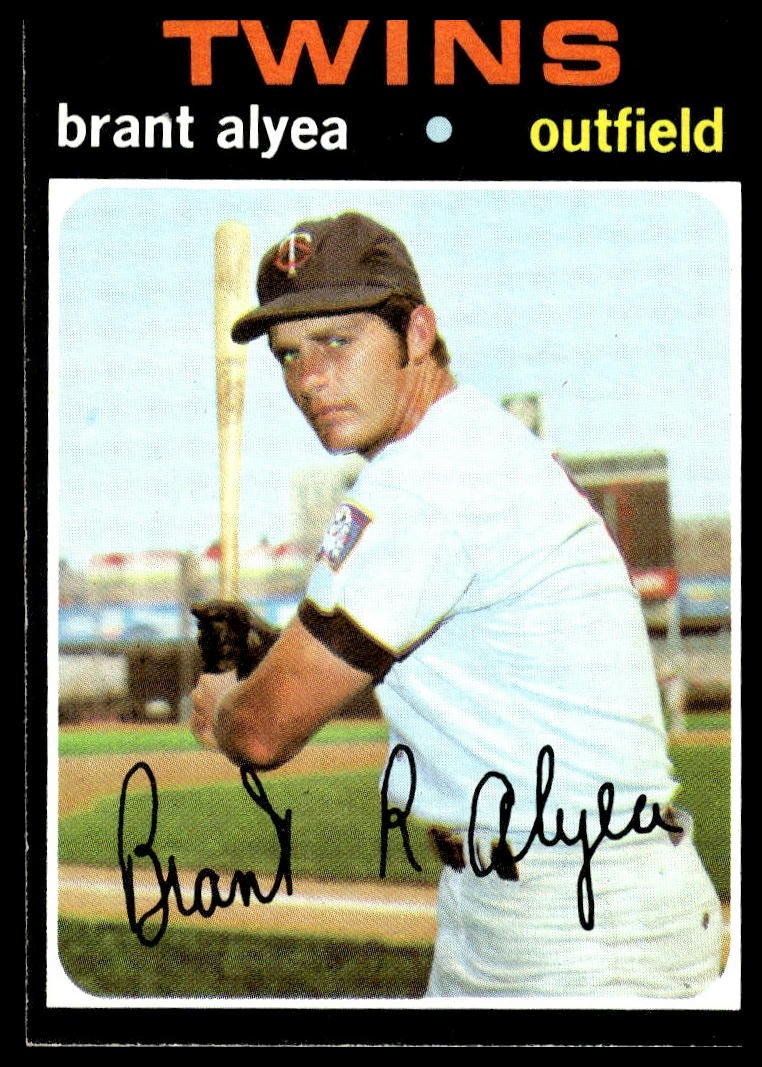 1971 Topps #449 Brant Alyea EX+