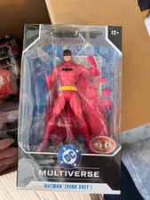DC Multiverse Batman Pink Suit Figure Red Platinum Edition McFarlane Chase