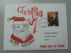 GB FDC 1967 Christmas 4d stamp on Lindum  Lincoln Illustrated cover. Unusual