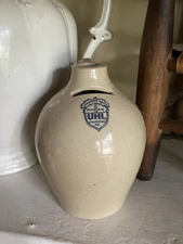 UHL Pottery Acorn Wares Collectors Society Jug Bank 1997 Stoneware 6-inch Rare