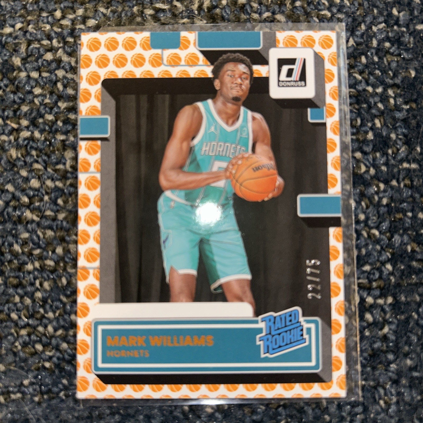 2022-23 Panini Donruss Rated Rookie Mark Williams #215 Basketball /75 (RC)