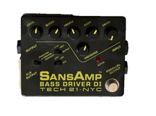 Tech 21 SansAmp Bass Driver DI V1 Bass Preamp Pedal &ndash; Fully Working