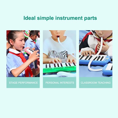 57 cm langer flexibler Melodica Schlauch Ersatz für - Bild 16 von 24