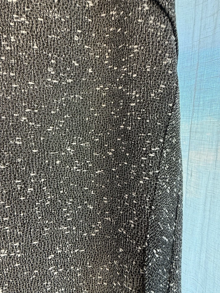 Vestido Vaina Zac Posen Negro Tweed - Talla 4 Foto 2 de 4