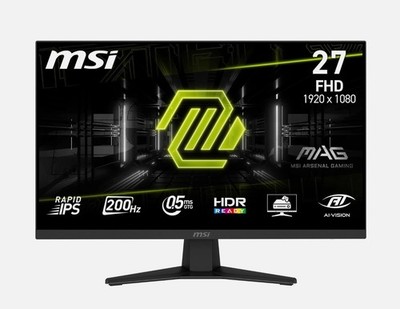 MSI MAG 274FDE Rapid IPS FHD Gaming Display Monitor 27 Zoll 200 Hz