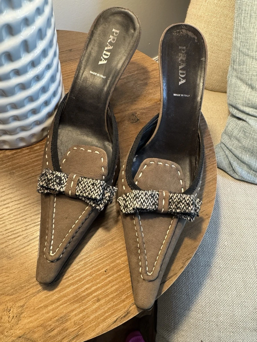 PRADA Women's Suede Heels for sale | eBay