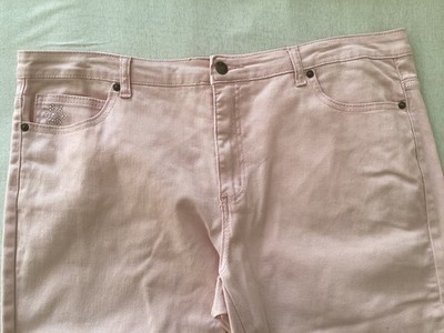 Damen 5-Pocket-Jeanshose - Größe 48/32 - rosé -  Jet-Line''
