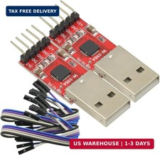 2PCS CP2102 USB to Serial Converter USB to TTL UART Download 5PIN Module with Li