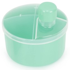 Rotating Four-Compartment Formula Dispenser Non-Spill Powder Container for