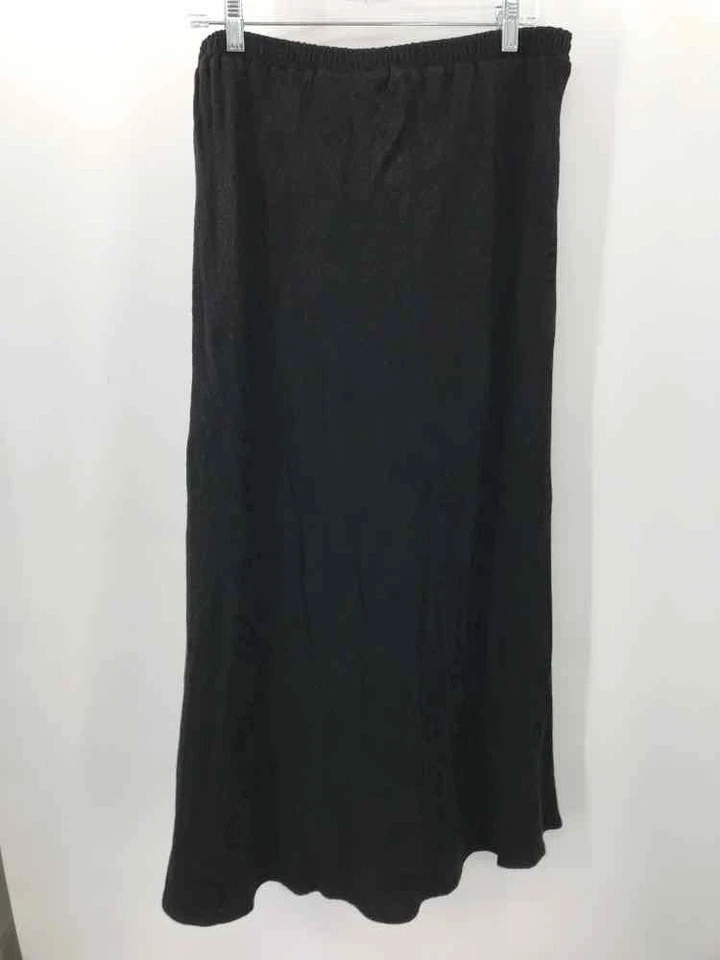 Pre-Owned Carole Little Black Size 16W A-Line Maxi Skirt - Image 2 of 3