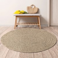 Rug ZIZUR 200 cm Jute Look Indoor and Outdoor