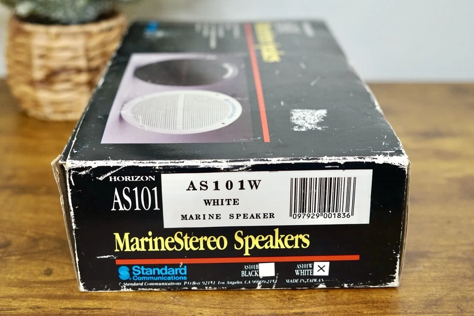 Standard Horizon Marine Speakers AS101 White NOS NIB Unused Marinespeaker - Image 4 of 4
