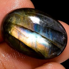Natural Labradorite Oval Shape Cabochon Loose Gemstone 20 Ct 21X14X7 mm GC-26312