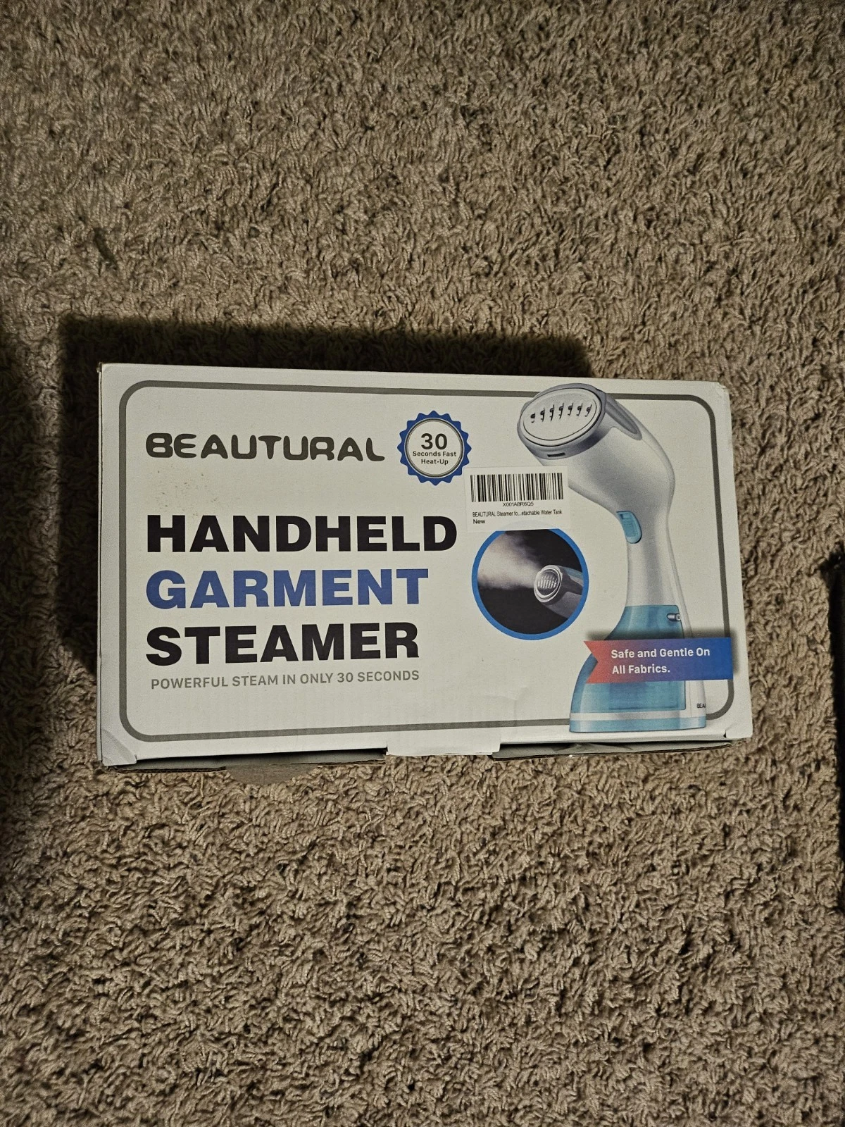 Beautural Portable Handheld Garment and Fabric Steamer 1500 Watts - Black